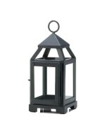 BLACK MINI CONTEMPORARY LANTERN