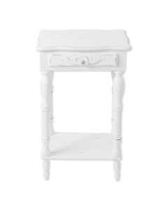 PERFECT WHITE SIDE TABLE